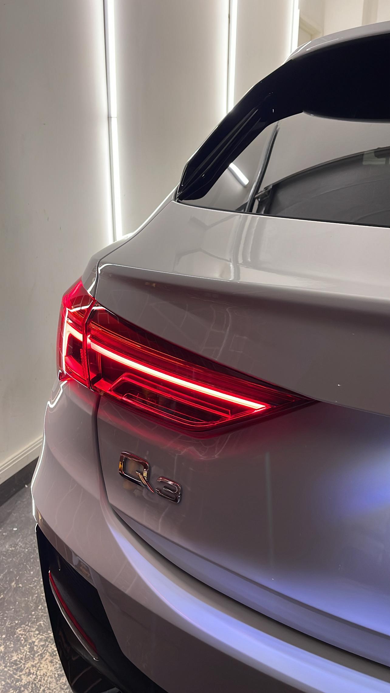 Car inside showing paint correction